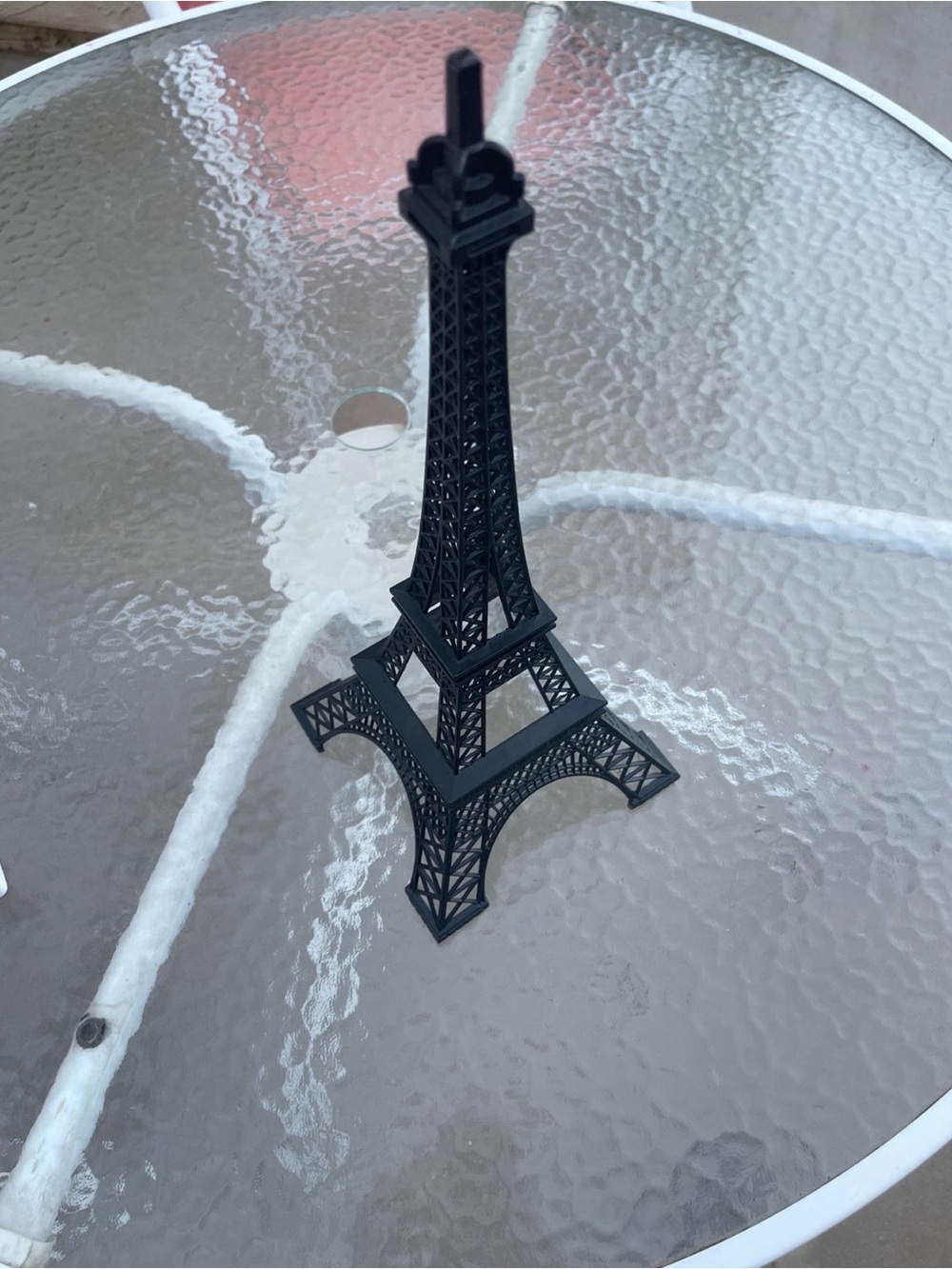 Eiffel Tower Decorative Figurine - Black
